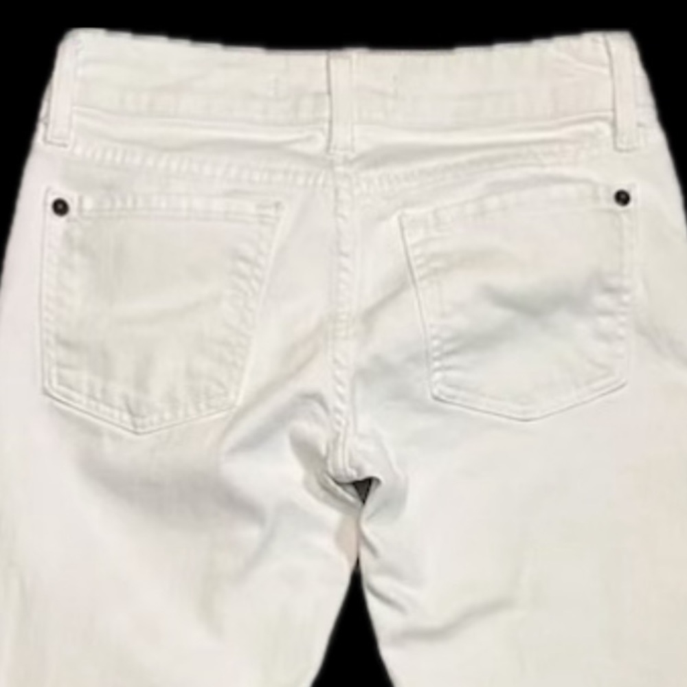 Vince White Tall Skinny Flare Leg Jeans Sz 24 x 36”Inseam - Picture 9 of 13